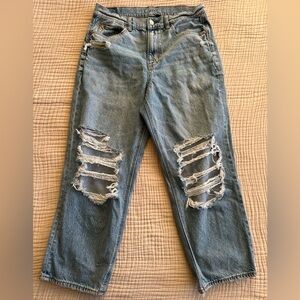 American Eagle Outfitters High-Rise Distressed Jeans